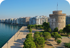 Λευκός Πύργος Θεσσαλονίκης με θέα στον Θερμαϊκό